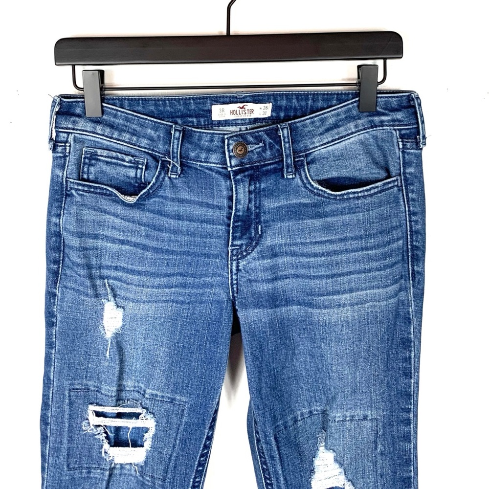 Hollister Jeans Denim Distressed Size 26 Skinny - Picture 2 of 5